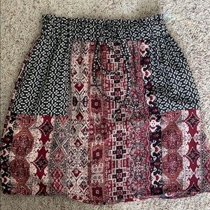 Patterned skirt